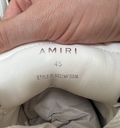Amiri Stadium Mid Top Sneakers