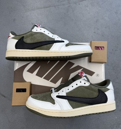 2024 Jordan 1 Retro Low Og Sp Travis Scott Medium Olive