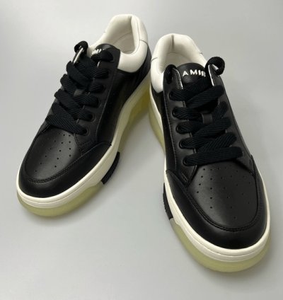 Amiri Stadium Sneakers Leather Black Men Eu 43 Us 10 650