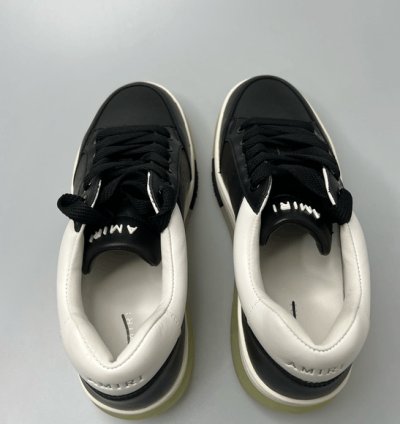 Amiri Stadium Sneakers Leather Black Men Eu 43 Us 10 650