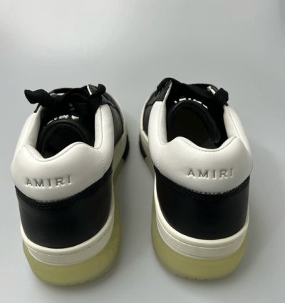 Amiri Stadium Sneakers Leather Black Men Eu 43 Us 10 650