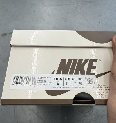 2024 Jordan 1 Retro Low Og Sp Travis Scott Medium Olive