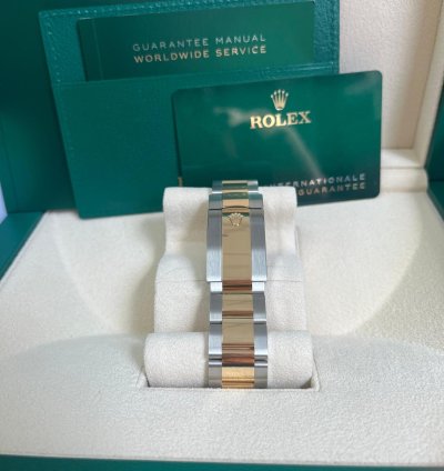 Rolex Sky-dweller 42mm Two Tone Stainless Steel White Dial 326933