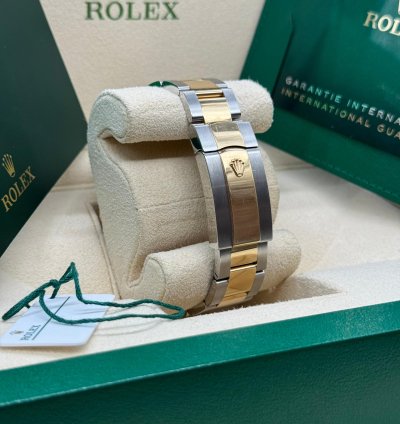 Rolex Sky-dweller 42mm Two Tone White Dial 2023 Unworn 336933 Complete Set
