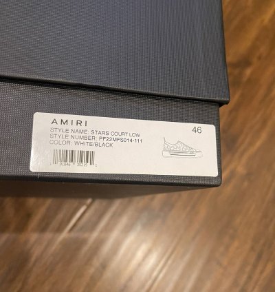 Amiri Stars Court Canvas Low-top Sneakers Pf22mfs014-111