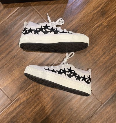 Amiri Stars Court Canvas Low-top Sneakers Pf22mfs014-111