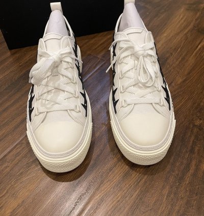 Amiri Stars Court Canvas Low-top Sneakers Pf22mfs014-111
