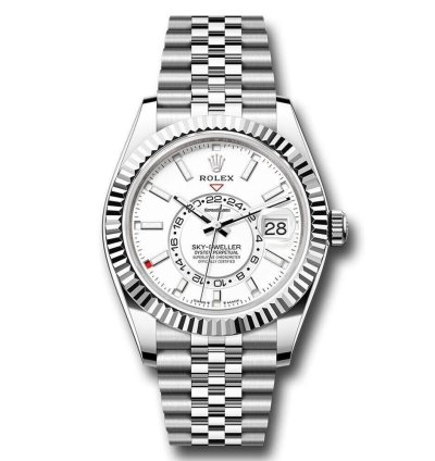 Rolex Sky-dweller 42mm White Dial Jubilee Bracelet 326934