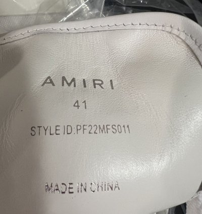 Amiri Stars Court Hi-top Sneaker