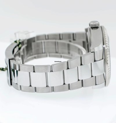 Rolex Sky-dweller 42mm White Gold Steel Black Index Dial Fluted Bezel 336934