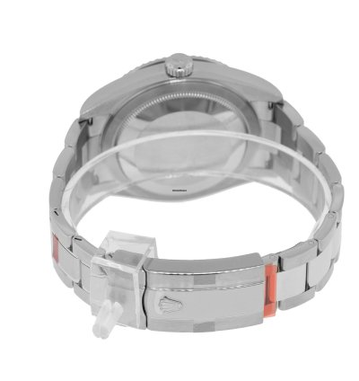 Rolex Sky-dweller 42mm White Gold Steel White Index Dial Fluted Bezel 336934