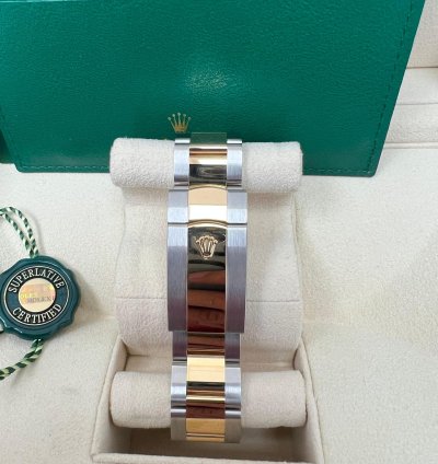 Rolex Sky-dweller 42mm Yellow Gold And Steel Two Tone Black Index Dial 326933