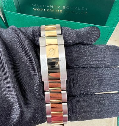 Rolex Sky-dweller 42mm Yellow Gold And Steel Two Tone Black Index Dial 326933