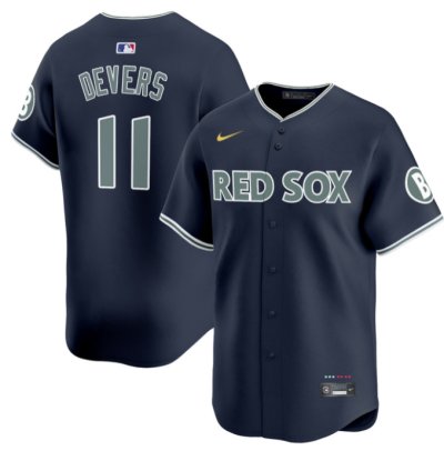 Rafael Devers Jersey 11 Boston Red Sox 2025 City Connect Vapor Premier Limited Stitched Navy