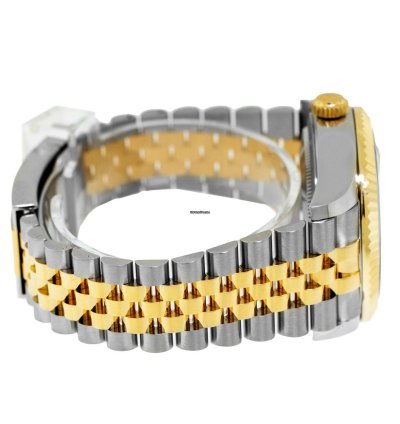 Rolex Sky-dweller 42mm Yellow Gold Stainless Steel White Index Dial Fluted Bezel 336933