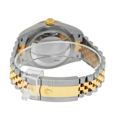 Rolex Sky-dweller 42mm Yellow Gold Stainless Steel White Index Dial Fluted Bezel 336933