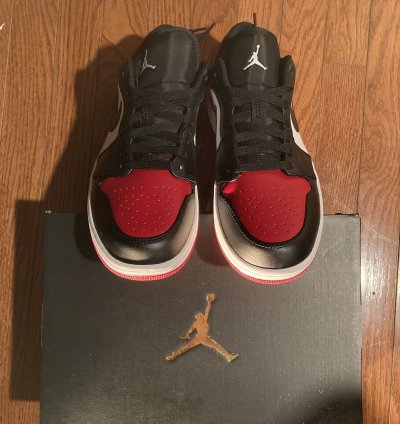 Air Jordan 1 Low Gym Red White-black