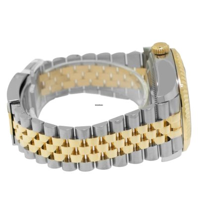 Rolex Sky-dweller 42mm Yellow Gold Steel Champagne Index Dial Fluted Bezel 336933