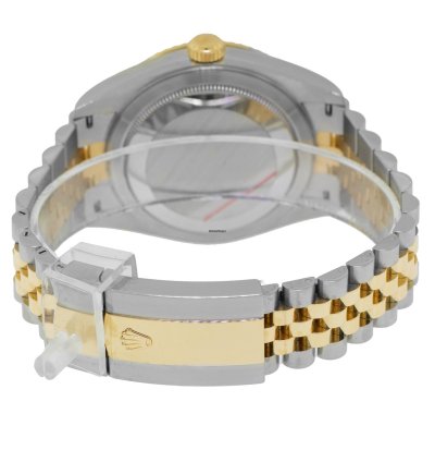 Rolex Sky-dweller 42mm Yellow Gold Steel Champagne Index Dial Fluted Bezel 336933