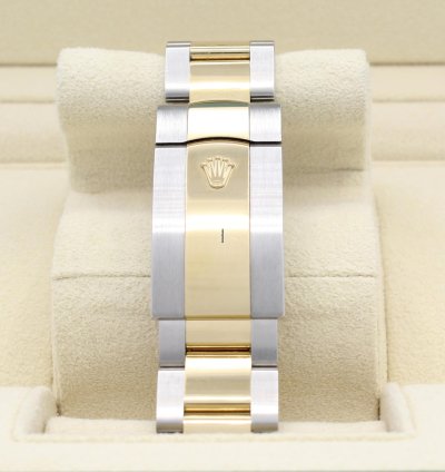 Rolex Sky-dweller Automatic Steel 18k Gold Black Dial Ref 336933