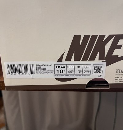 Air Jordan 1 Low Og Sp Travis Scott Velvet Brown