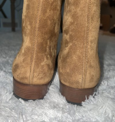 Amiri Suede Stack Boots With Zipper Brand New Size 44