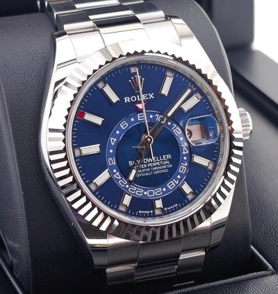 Rolex Sky-dweller Basel One 336934 Blue Sky-dweller Oyster Steel 42mm