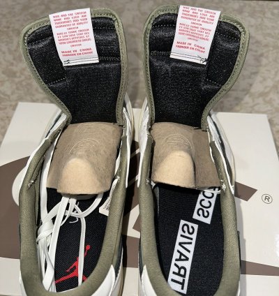 Air Jordan 1 Low Travis Scott Reverse Olive 10 5