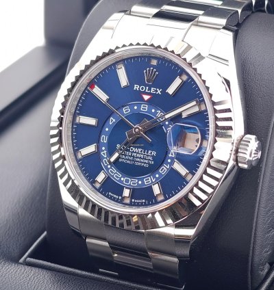 Rolex Sky-dweller Basel One 336934 Blue Sky-dweller Oyster Steel 42mm