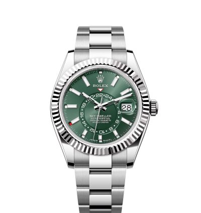 Rolex Sky-dweller Basel One 336934 Green Sky-dweller Oyster Steel 42mm