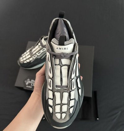 Amiri Tan Grey Bone Runner