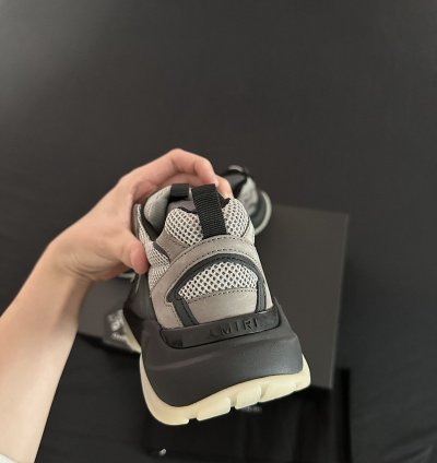 Amiri Tan Grey Bone Runner