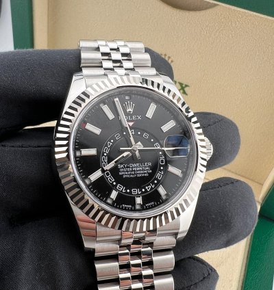 Rolex Sky-dweller Black Dial Jubilee