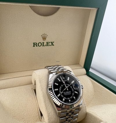 Rolex Sky-dweller Black Dial Jubilee