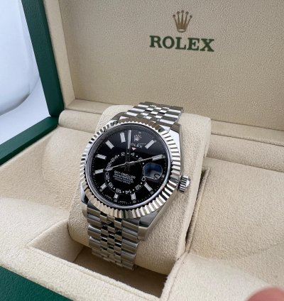 Rolex Sky-dweller Black Dial Jubilee