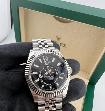 Rolex Sky-dweller Black Dial Jubilee