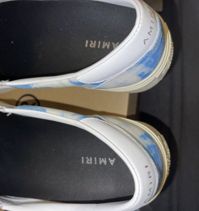 Amiri Tie Dye Skel Toe Slip On