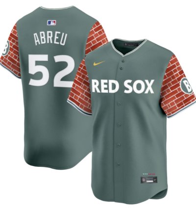 Wilyer Abreu Jersey 52 Boston Red Sox 2025 Fenway Red Brick Style Vapor Premier Stitched Green