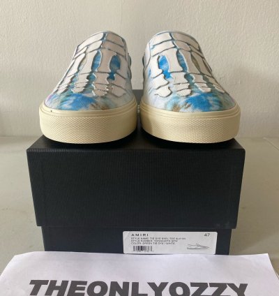 Amiri Tie Dye Slip Skel Toe On Bones Sneakers Skeleton 13