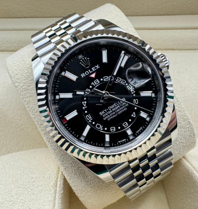 Rolex Sky-dweller Black Dial Jubilee New Unworn 2024