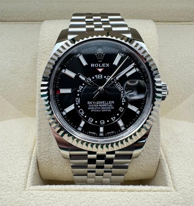 Rolex Sky-dweller Black Dial Jubilee New Unworn 2024