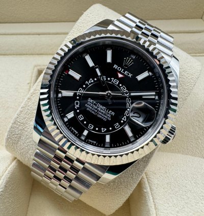 Rolex Sky-dweller Black Dial Jubilee New Unworn 2024
