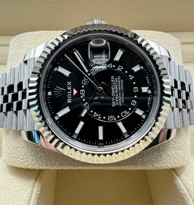 Rolex Sky-dweller Black Dial Jubilee New Unworn 2024