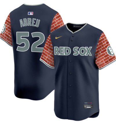 Wilyer Abreu Jersey 52 Boston Red Sox 2025 Fenway Red Brick Style Vapor Premier Stitched Navy