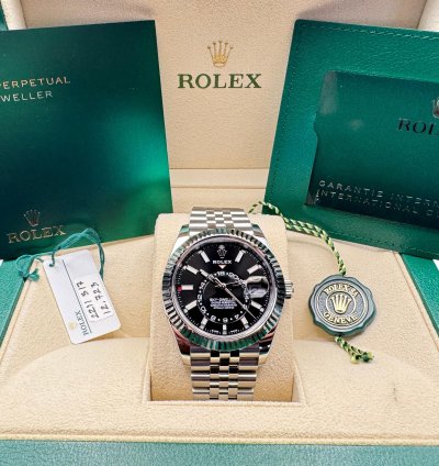 Rolex Sky-dweller Black Dial Jubilee New Unworn 2024