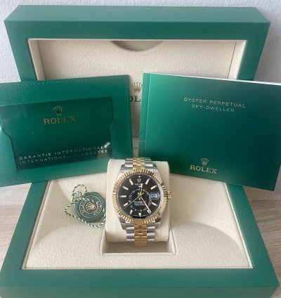 Rolex Sky-dweller Black Dial New