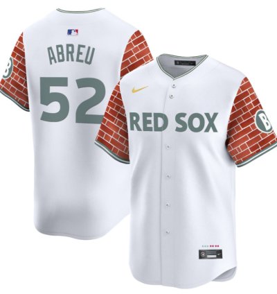 Wilyer Abreu Jersey 52 Boston Red Sox 2025 Fenway Red Brick Style Vapor Premier Stitched White
