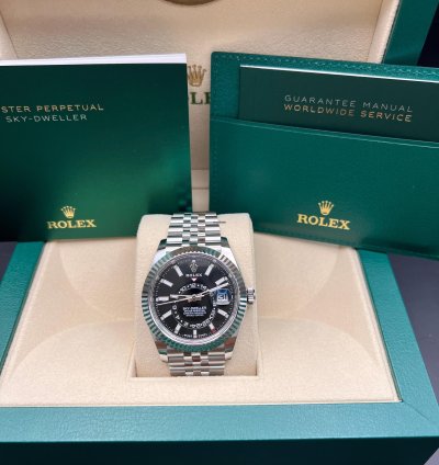Rolex Sky-dweller Black Dial New Reference