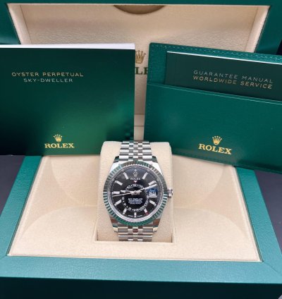 Rolex Sky-dweller Black Dial New Reference