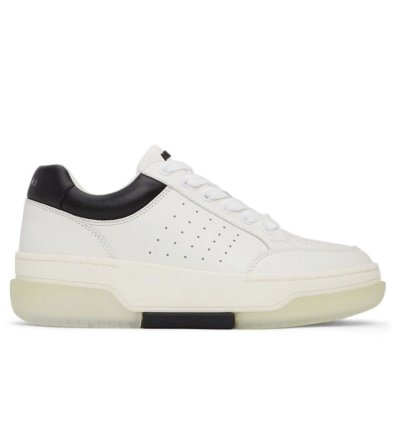 Amiri White Black Stadium Low Sneakers